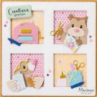 Marianne Design Vágósablon - Papercraft accessories by Marleen - Collectable (1 csomag)