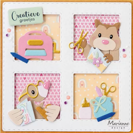 Marianne Design Vágósablon - Papercraft accessories by Marleen - Collectable (1 csomag)