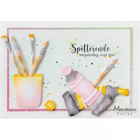 Marianne Design Vágósablon - Tiny's Paint tube - Creatable (1 csomag)