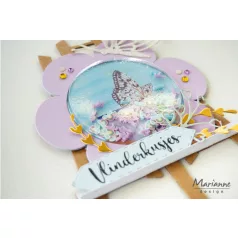   Marianne Design Kivágóív A4 - Sensibility - Summer Circles 7 cm - Cutting Sheet (1 db)