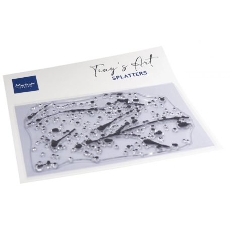 Marianne Design Szilikonbélyegző - Tiny's Art - splatters - Clear Stamps (1 csomag)