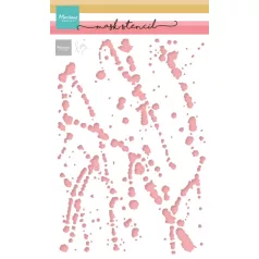   Marianne Design Stencil - Tiny's spilled paint - Mask stencils (1 db)