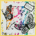 Marianne Design Stencil - Tiny's spilled paint - Mask stencils (1 db)