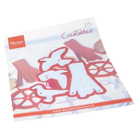 Marianne Design Vágósablon - Tiny's Beach pole & Gulls - Creatable (1 csomag)