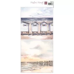   Marianne Design Kivágóív  - Mattie's Mooiste - Beach XL - Cutting Sheet (1 db)