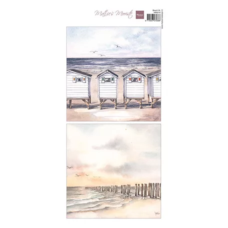 Marianne Design Kivágóív  - Mattie's Mooiste - Beach XL - Cutting Sheet (1 db)