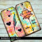 Stampers Anonymous Abstract Florals Tim Holtz Gumibélyegző Cling Stamps (1 csomag)