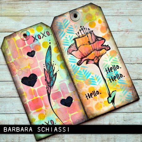 Stampers Anonymous Abstract Florals Tim Holtz Gumibélyegző Cling Stamps (1 csomag)