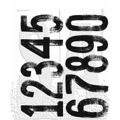   Stampers Anonymous Paint By Number Tim Holtz Gumibélyegző Cling Stamps (1 csomag)