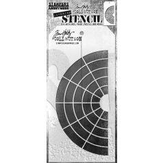   Stampers Anonymous Wheel Tim Holtz Stencil Layering Stencil (1 db)