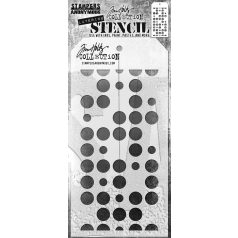   Stampers Anonymous Spots Tim Holtz Stencil Layering Stencil (1 db)