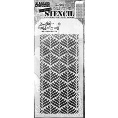   Stampers Anonymous Deco Leaf Tim Holtz Stencil Layering Stencil (1 db)