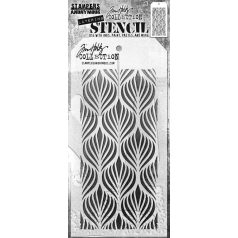   Stampers Anonymous Deco Feather Tim Holtz Stencil Layering Stencil (1 db)