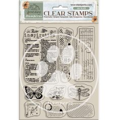   Stamperia Secret Diary Szilikonbélyegző A5 Inspiration Clear Stamps (1 csomag)