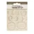 Stamperia Secret Diary Chipboard 14x14 cm Moon Decorative Chips (1 ív)