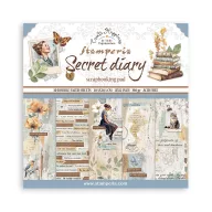   Stamperia Secret Diary Papírkészlet 12" (30 cm)  Paper Pack (10 ív)
