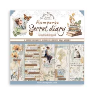   Stamperia Secret Diary Papírkészlet 8" (20 cm)  Paper Pack (10 ív)