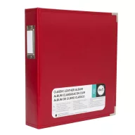   We R Makers Műbőr album  8,5" x 11" (21x28cm) Real Red - Faux leather album (1 db)