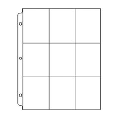   We R Makers Album lapvédő 8.5"X11" Baseball Card Ring Photo Sleeves (10 db)