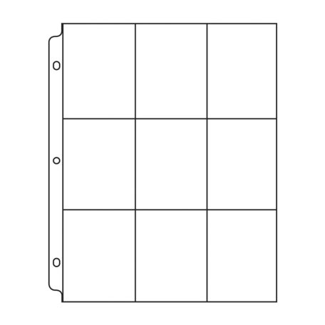 We R Makers Album lapvédő 8.5"X11" Baseball Card Ring Photo Sleeves (10 db)