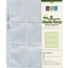 We R Makers Album lapvédő 8.5"X11" Baseball Card Ring Photo Sleeves (10 db)