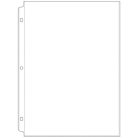 We R Makers Album lapvédő 8.5"X11" Full Page Ring Photo Sleeves (10 db)