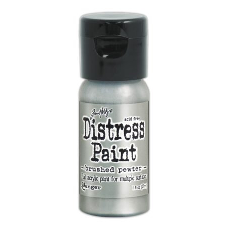 Ranger Tim Holtz Distress Paints Brushed Pewter Akrilfesték (29 ml)