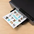 Cricut Nyomtatható vízálló matrica készlet A4 Fehér - White - Printable Waterproof Sticker Set A4 (6 ív)