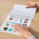 Cricut Nyomtatható vízálló matrica készlet A4 Fehér - White - Printable Waterproof Sticker Set A4 (6 ív)