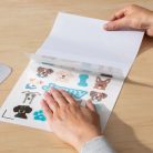 Cricut Nyomtatható vízálló matrica készlet A4 Fehér Holografikus - Cricut Printable Waterproof Sticker Set A4 White Hologoraphic (5 ív)