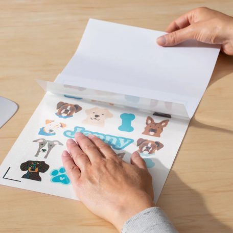 Cricut Nyomtatható vízálló matrica készlet A4 Fehér Holografikus - Cricut Printable Waterproof Sticker Set A4 White Hologoraphic (5 ív)