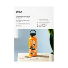   Cricut Nyomtatható vízálló matrica készlet A4 Átlátszó Holografikus - Cricut Printable Waterproof Sticker Set A4 Transparent Hologoraphic (5 ív)