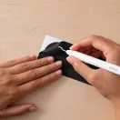 Cricut Joy Xtra Smart Vinyl Matt Fekete Tartós öntapadó fólia  24 cm x 91 cm  Matte Black Permanent (1 ív)