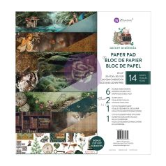   Prima Marketing Nature Academia Scrapbook papírkészlet 12" (30 cm) Paper Pad (14 lap)