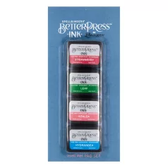   Spellbinders Ink Flower Garden Mini Set Tintapárna készlet BetterPress (4 db)