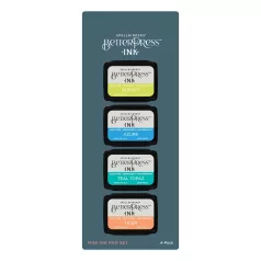   Spellbinders Ink Tropical Mini Set Tintapárna készlet BetterPress (4 db)