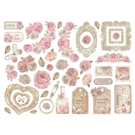 Stamperia Shabby Rose Kivágatok Die Cuts Assorted (1 csomag)