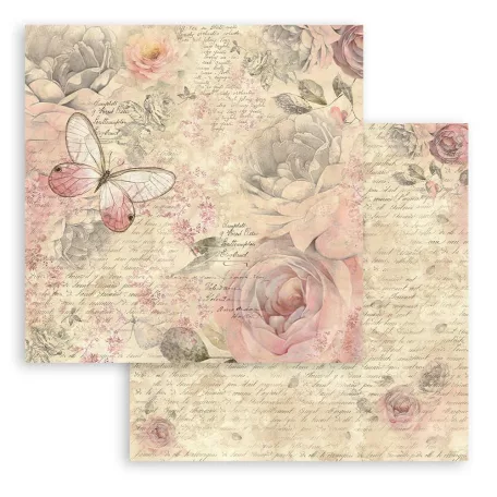 Stamperia Shabby Rose Papírkészlet 8" (20 cm)  Paper Pack (10 ív)