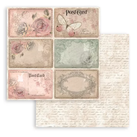 Stamperia Shabby Rose Papírkészlet 8" (20 cm)  Paper Pack (10 ív)