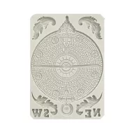   Stamperia Fortune Szilikon öntőforma A5 Macrocosm Silicon Mould (1 db)