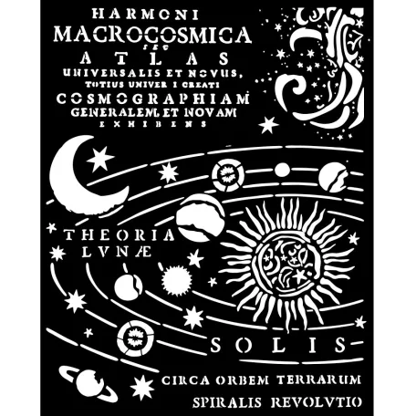 Stamperia Fortune Vastag stencil 20x25cm Constellation Thick Stencil  (1 db)