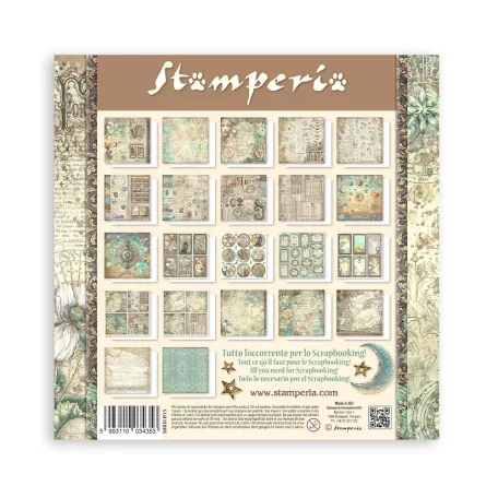Stamperia Fortune Papírkészlet 12" (30 cm)  Maxi Paper Pack (22 ív)