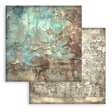 Stamperia Fortune Papírkészlet 12" (30 cm) Maxi Background - Land of Pharaohs Paper Pack (10 ív)