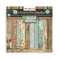   Stamperia Fortune Papírkészlet 8" (20 cm) Backgrounds - Land of Pharaohs Paper Pack (10 ív)