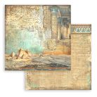 Stamperia Fortune Papírkészlet 8" (20 cm) Backgrounds - Land of Pharaohs Paper Pack (10 ív)