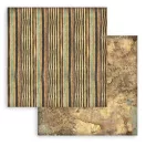 Stamperia Fortune Papírkészlet 8" (20 cm) Backgrounds - Land of Pharaohs Paper Pack (10 ív)