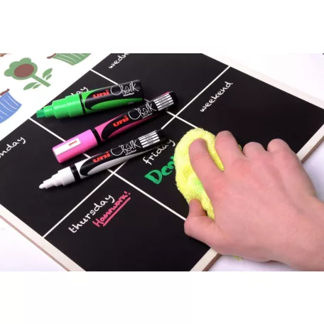 UNI Folyékony Kréta Chalk Marker PWE-5M FL ZÖLD (1 db)