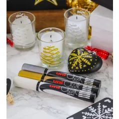 UNI Folyékony Kréta Chalk Marker PWE-5M ARANY (1 db)