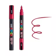 UNI POSCA dekormarker 0.9 mm PC-3M SÖTÉT PIROS (14) 1 db