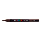 UNI POSCA dekormarker 0.9 mm PC-3M SÖTÉT BARNA (22) 1 db